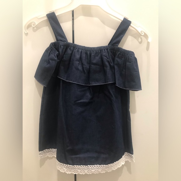 Little Girls Off Shoulder Tops Short 2 Pieces Party Summer Clothing Short Set - Picture 3 of 7